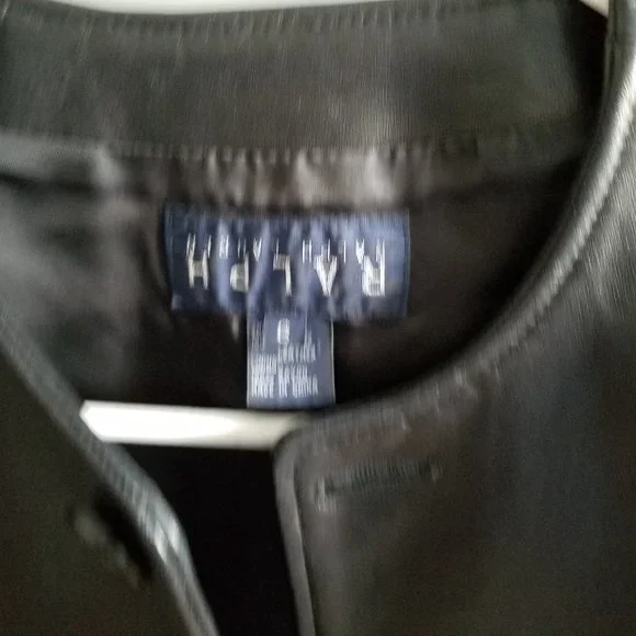 Genuine leather jacket. RALPH LAUREN